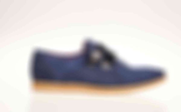Blue Casual Velvet Shoe